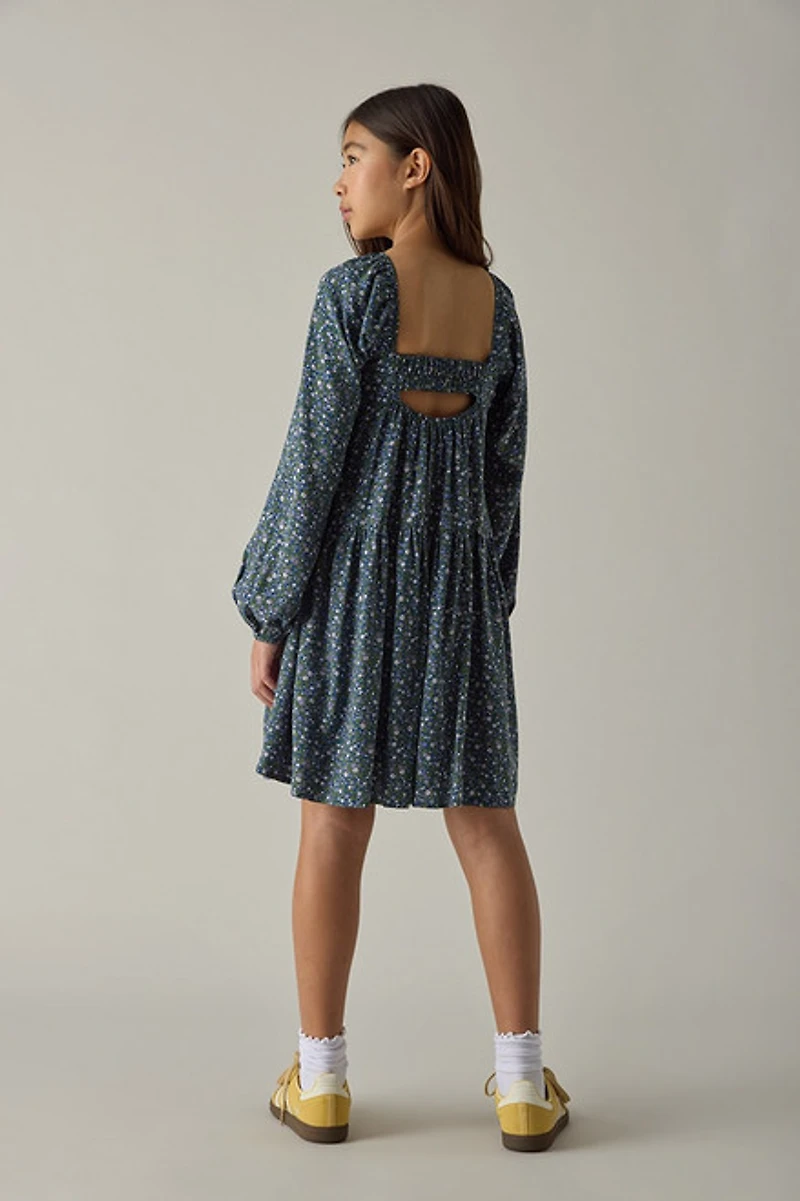Hello Franki Long Sleeve Floral Dress for girls