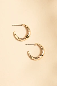 Kelley Thick Cool Huggie Earrings