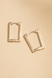 Kay Large Rectangle Hoop Earrings