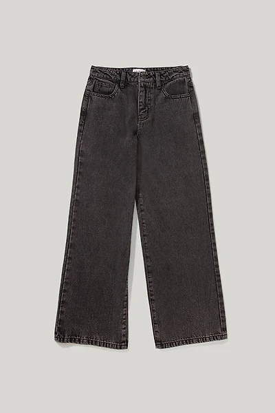 Hello Franki Wide Leg Black Jeans for Girls