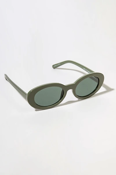 Eden Slim Oval Sunglasses
