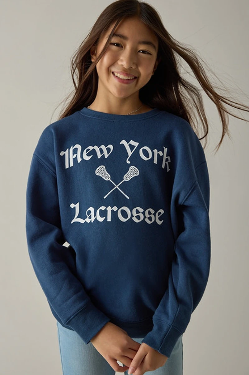 Hello Franki New York Lacrosse Sweatshirt for girls