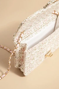 Morgan Tweed Quilt Turnlock Handbag