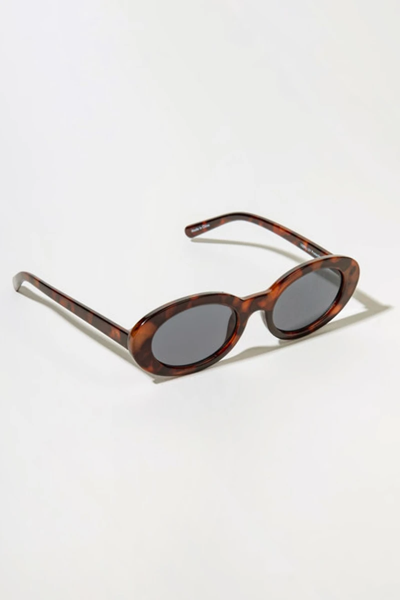 Audrey Slim Oval Sunglasses