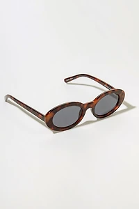 Audrey Slim Oval Sunglasses