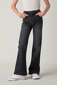 Hello Franki Jenna Flare Black Jeans for Girls