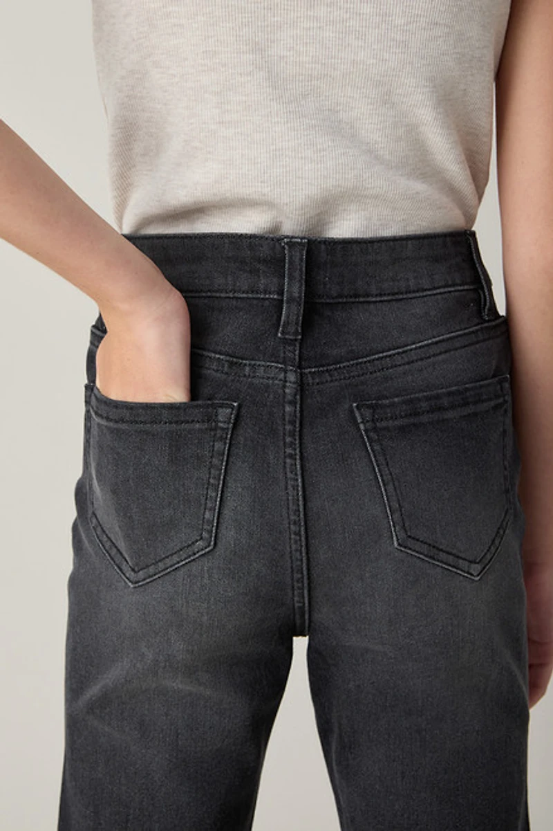 Hello Franki Jenna Flare Black Jeans for Girls