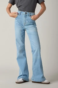 Hello Franki Jenna Lite Wash Flare Jeans for Girls