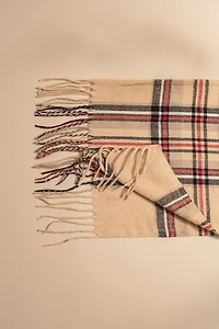 Debbie Designer Plaid Scarf
