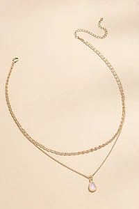Jeanie Teardrop Pendant Necklace