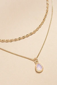 Jeanie Teardrop Pendant Necklace