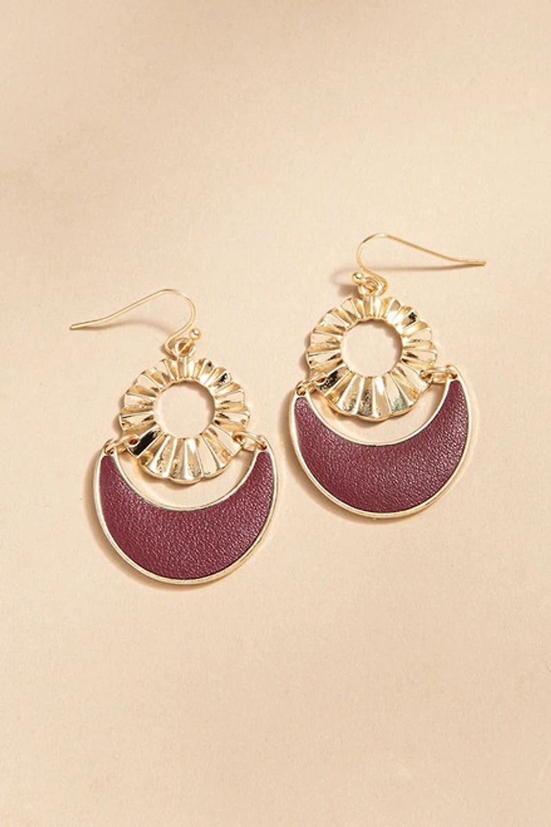 Veronica Half Moon Earrings
