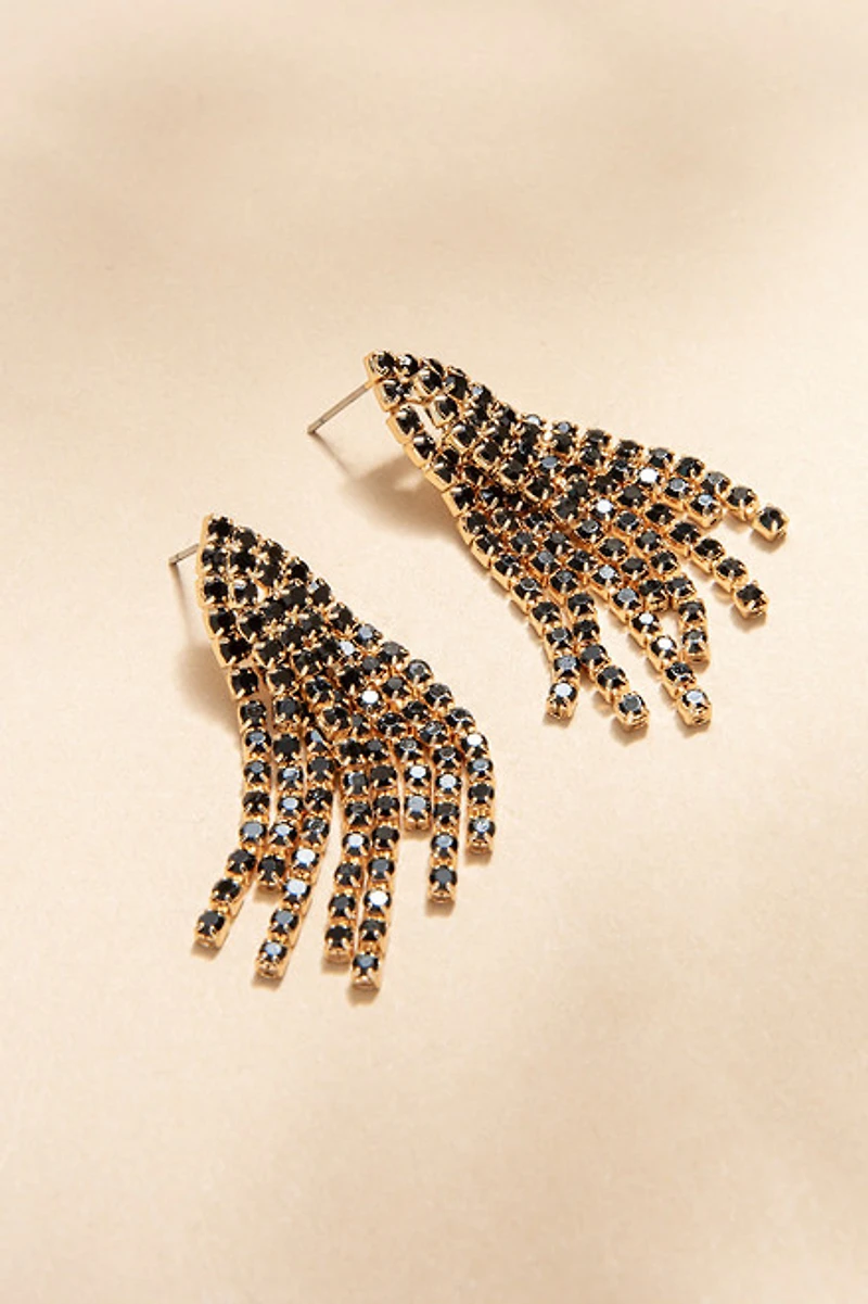 Clarissa Pointed Cupchain Earrings