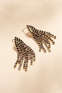 Clarissa Pointed Cupchain Earrings