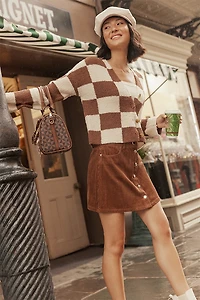 Julian Cord Mini Skirt