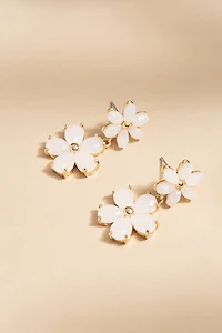 Kinsey Glass Flower Earrings