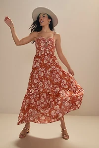 Nicole Key Hole Maxi Dress