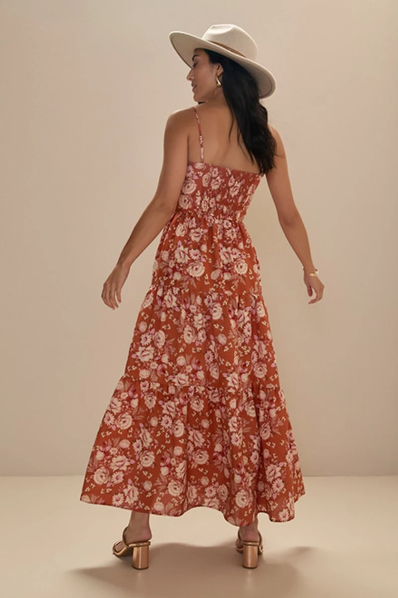 Nicole Key Hole Maxi Dress