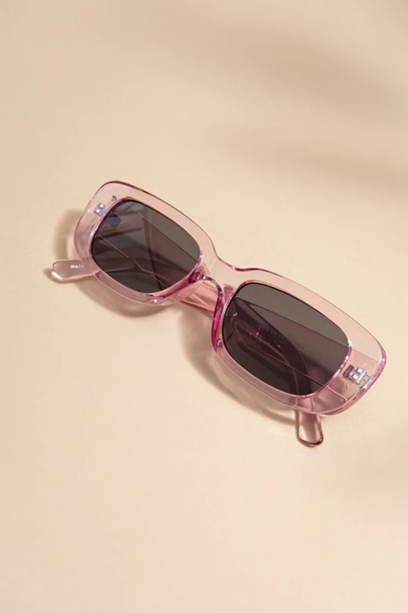 Georgina Slim Rectangle Sunglasses