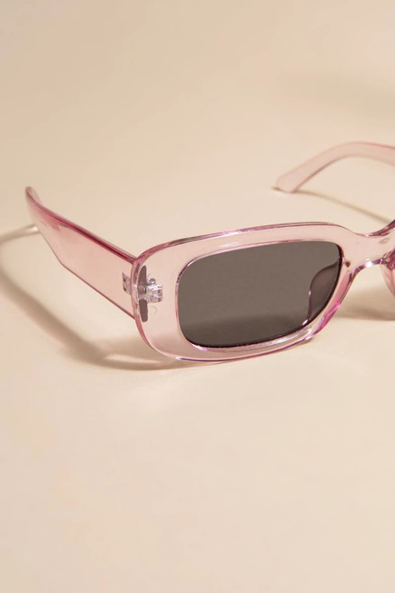 Georgina Slim Rectangle Sunglasses