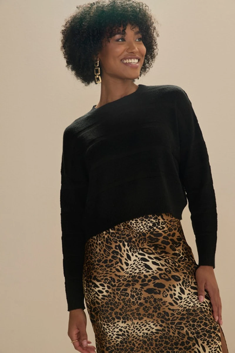 Anita Crew Neck Pullover Sweater