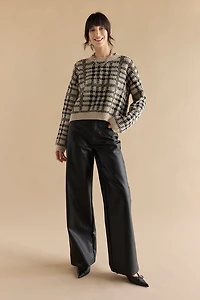Nicky Plaid Pullover Sweater