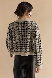 Nicky Plaid Pullover Sweater
