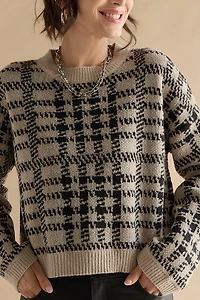 Nicky Plaid Pullover Sweater