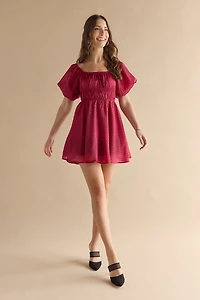 Maryann Ruched Mini Dress