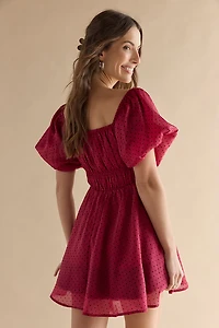 Maryann Ruched Mini Dress