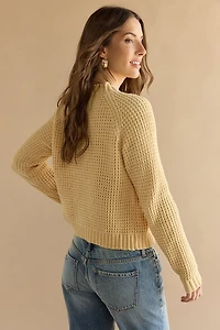 Annora Chenille Waffle Pullover
