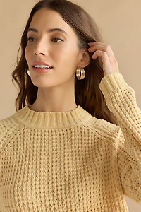Annora Chenille Waffle Pullover