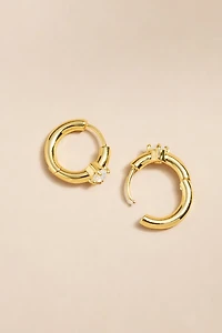 Vivyan Hoop Opal Earrings