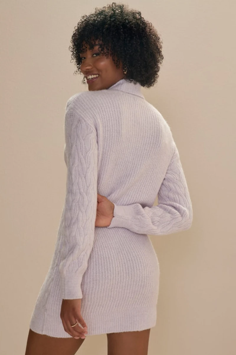 Clarissa Cable Sweater Dress