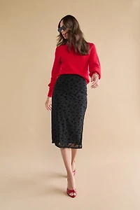 Sheryl Fited Mesh Skirt