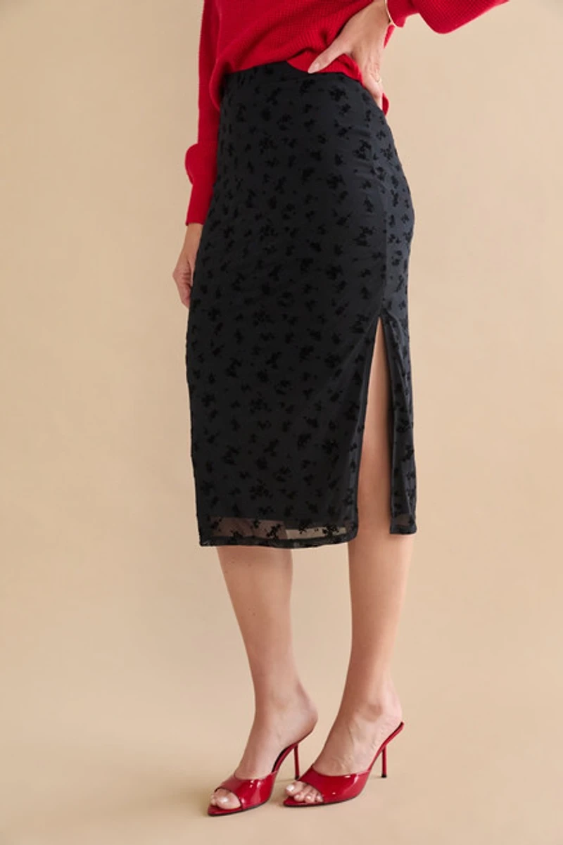 Sheryl Fited Mesh Skirt