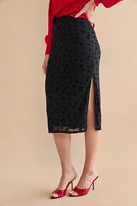 Sheryl Fited Mesh Skirt