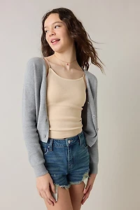 Hello Franki Rib-Knit Double Strap Cami for girls