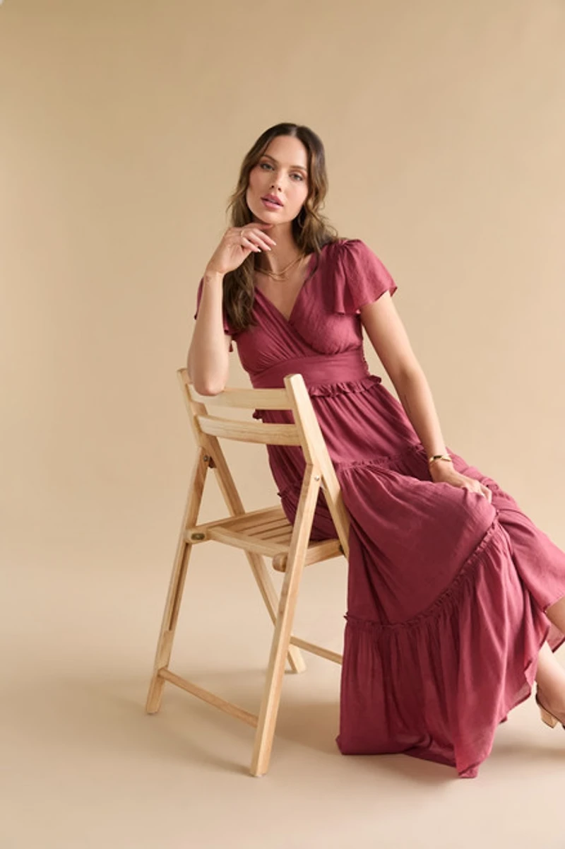 Melania Surplus Maxi Dress