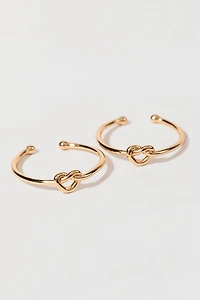 Besties Adjustable Gold Ring Set