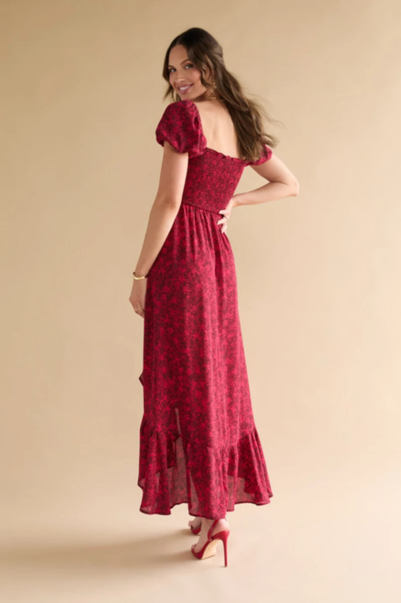 Sherrie Puff Sleeve Maxi Dress