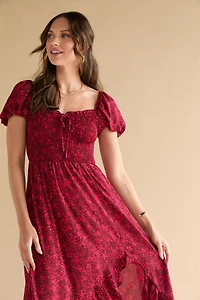 Sherrie Puff Sleeve Maxi Dress
