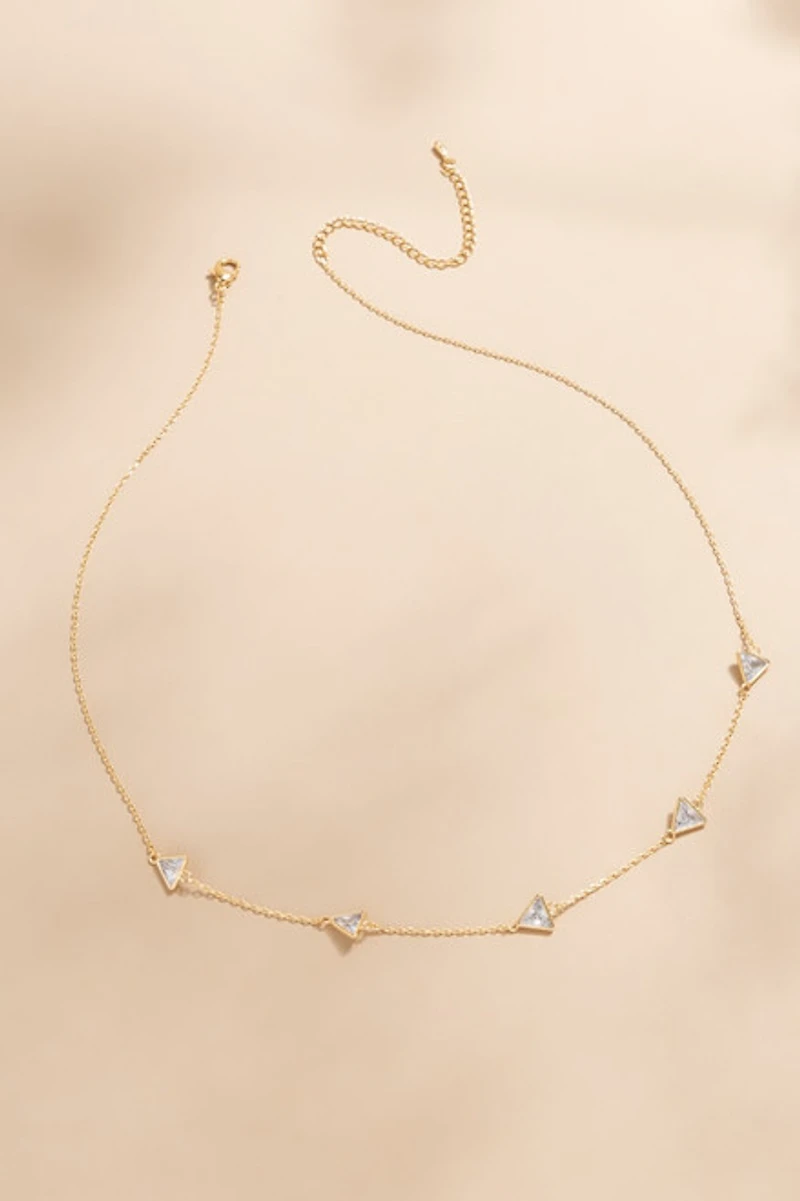 Lauraine Triangle Necklace