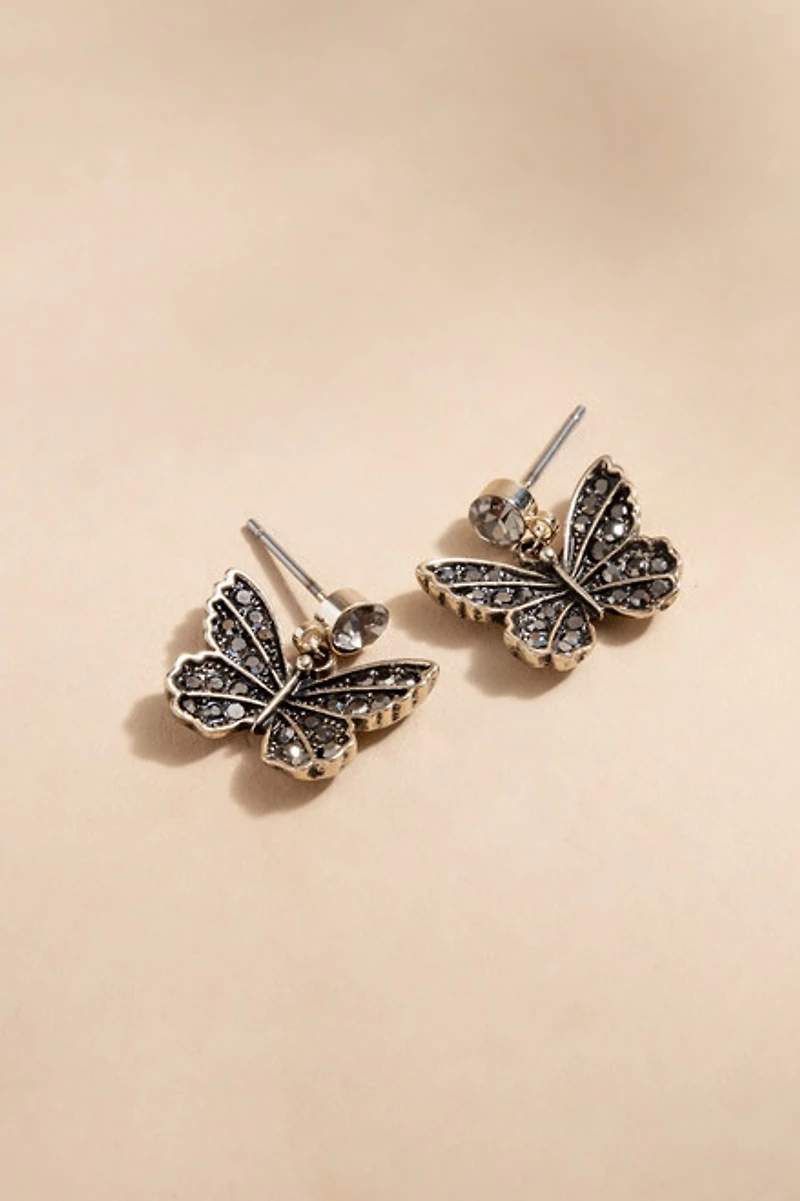 Twila Butterfly Drop Earrings