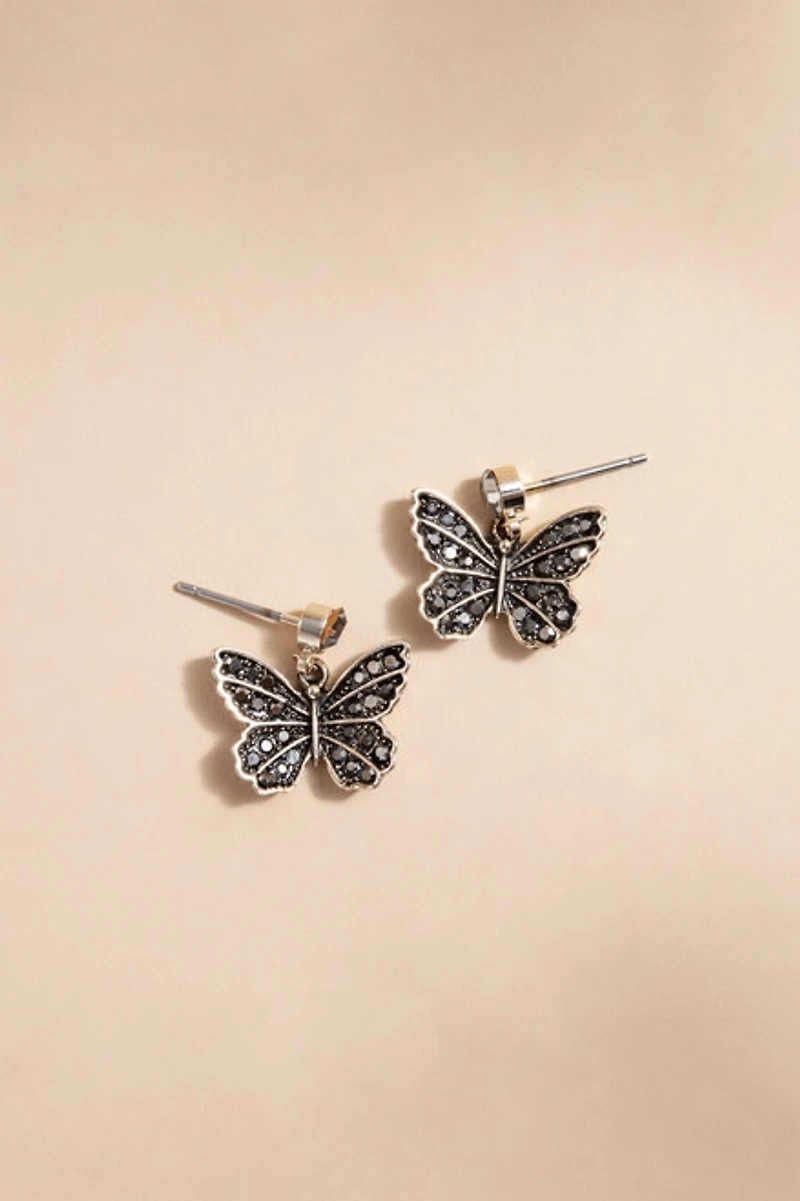 Twila Butterfly Drop Earrings