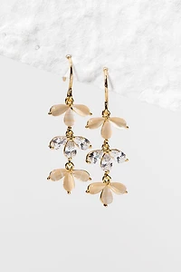 Antonia Cat Eye Linear Earrings