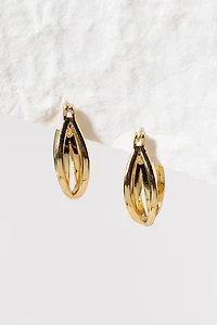 Alise Multi Row Hoop Earrings