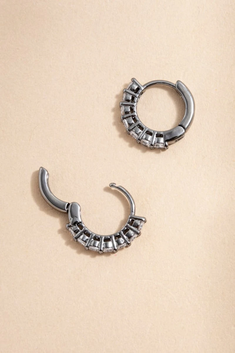 Rosalind Hinge Huggie Earrings
