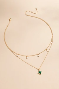 Alexandrina Clover Pendant Necklace
