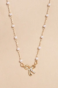 Justine Pearl Pendant Necklace